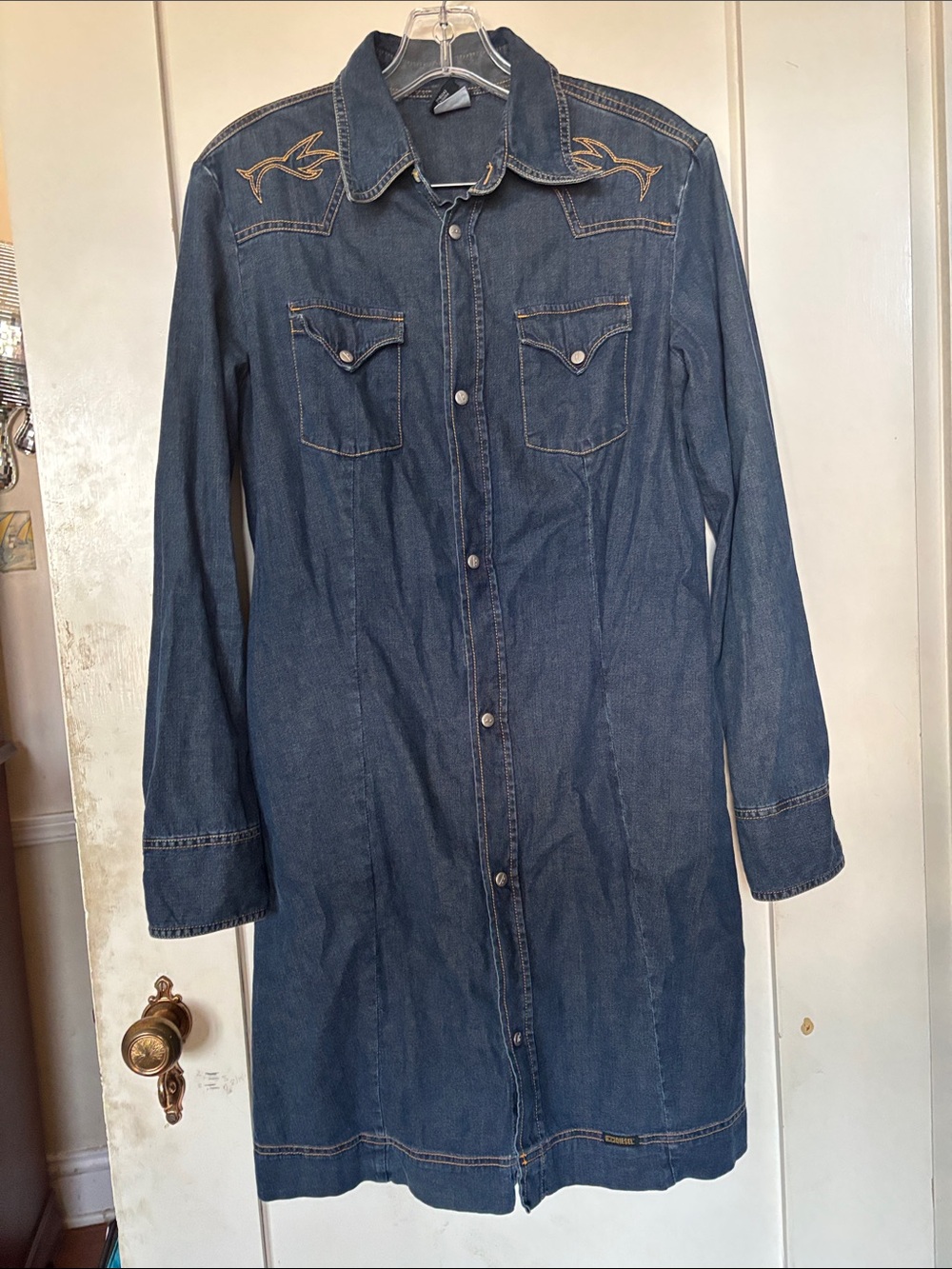 Vintage Y2K Diesel dark denim dress size L